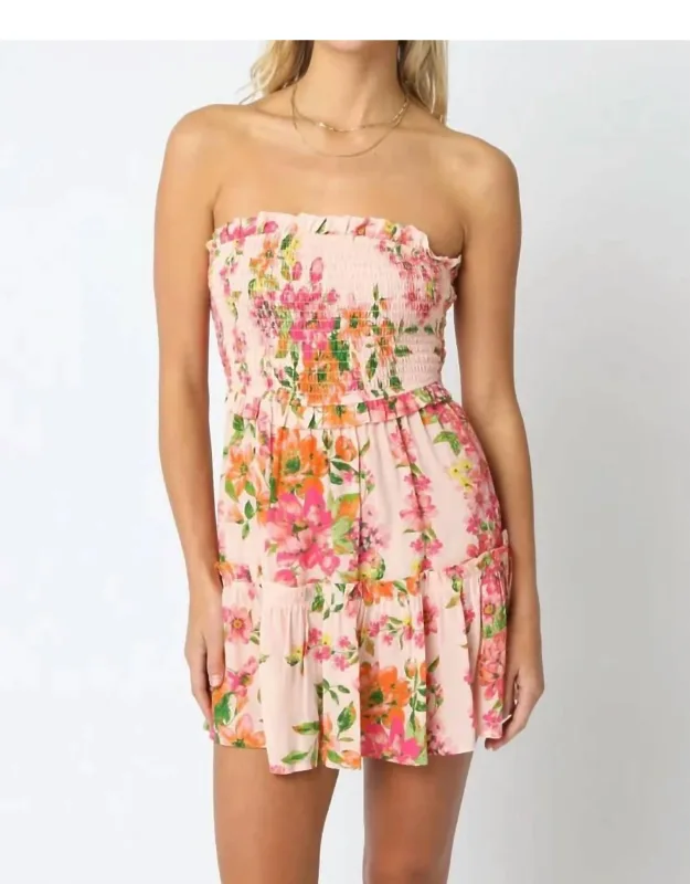 Smocked Mini Dress