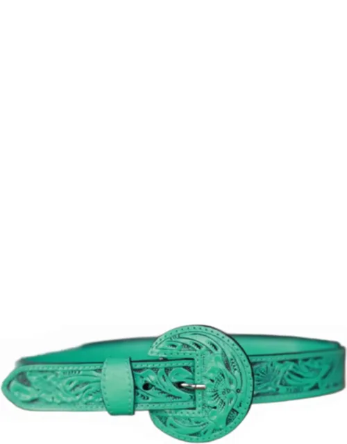 Vaquera Tooled Leather Belt