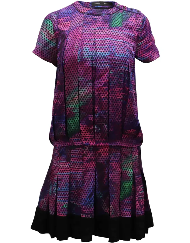 Pleated Midi Dress
