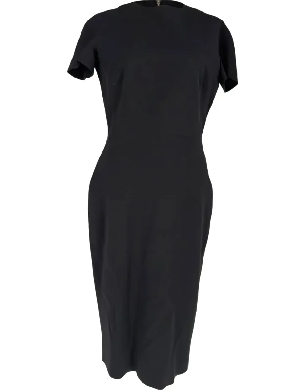 Short Sleeve Midi Dress