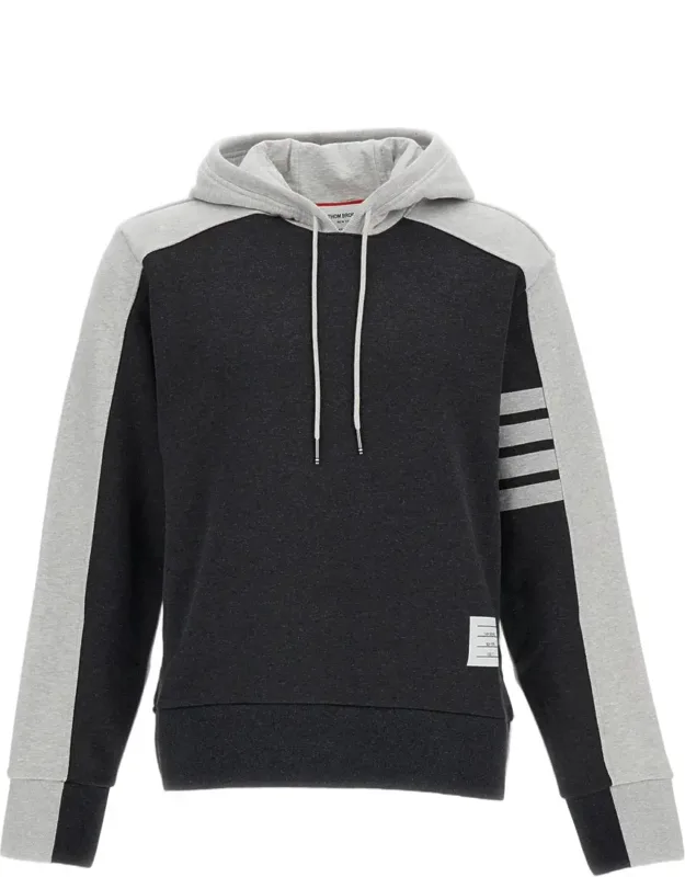 Cotton 4-bar Hoodie