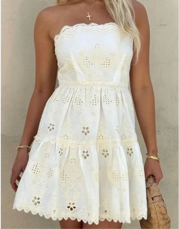 Islet Strapless Mini Dress