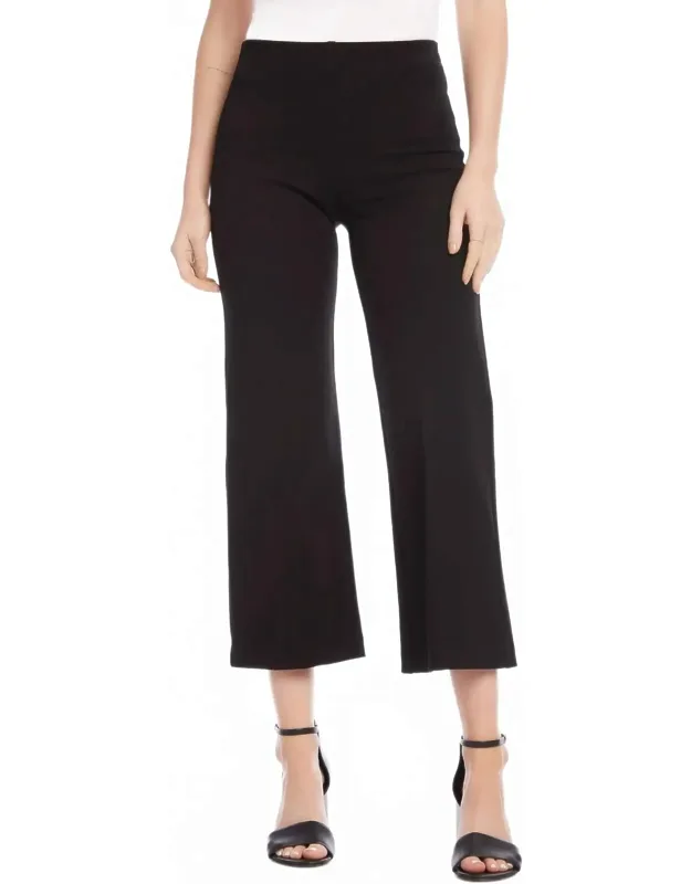 Wide-leg Cropped Pants