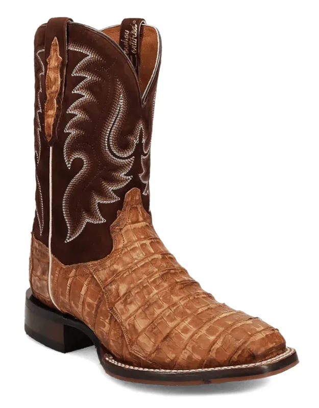 Caiman Square Toe Boots