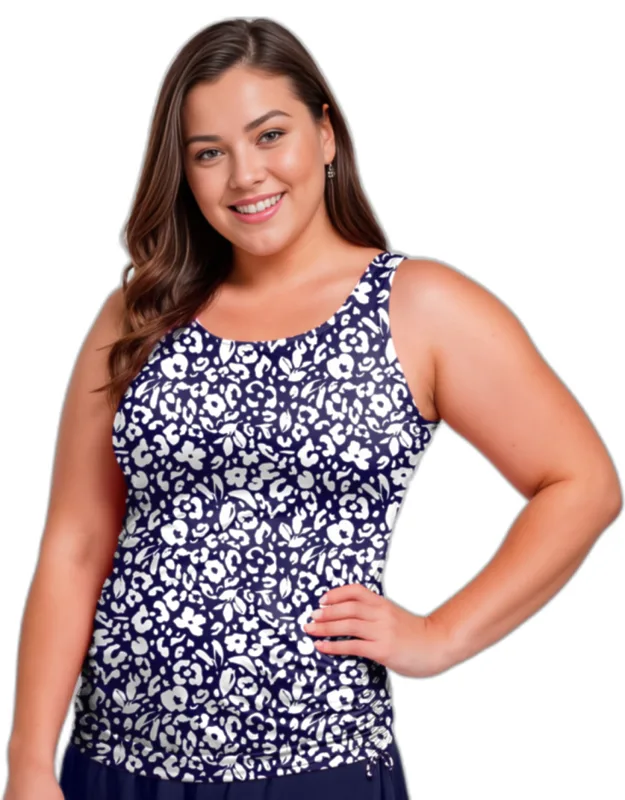 Maya Tankini Swim Top With Removable Cups - Patterns