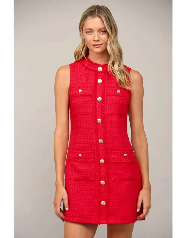 Tweed Mini Dress