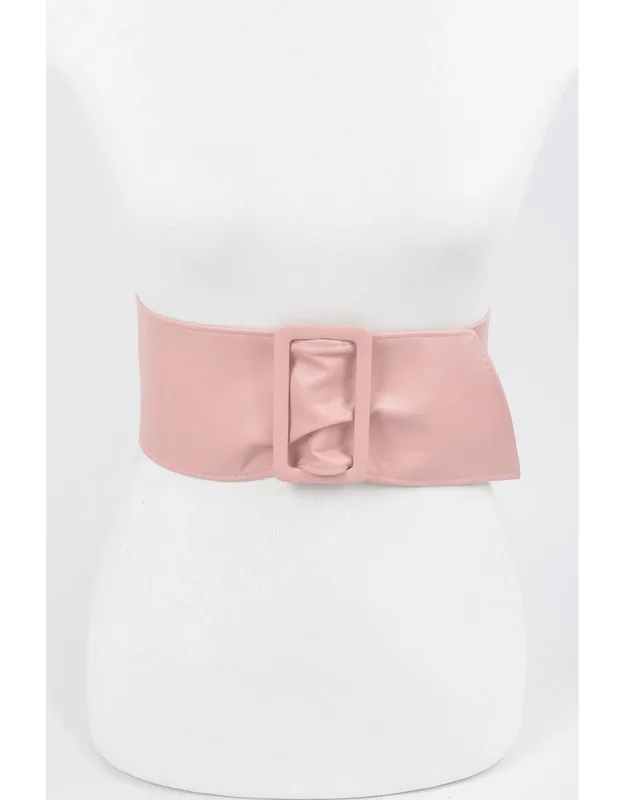 Faux Leather Waist Belt