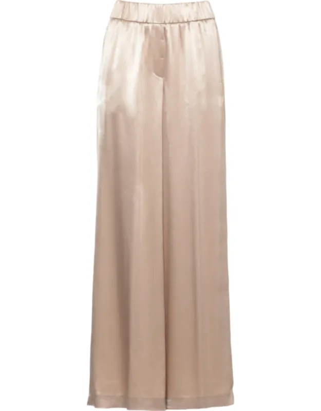 Viscose Straight-leg Pants