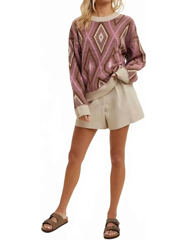 Diamond Dust Long Sleeve Sweater