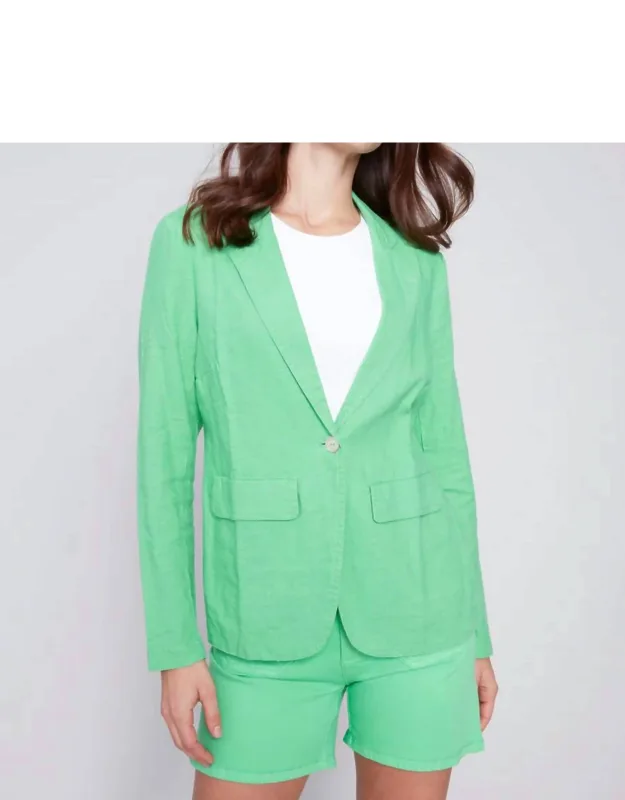 Single Button Blazer