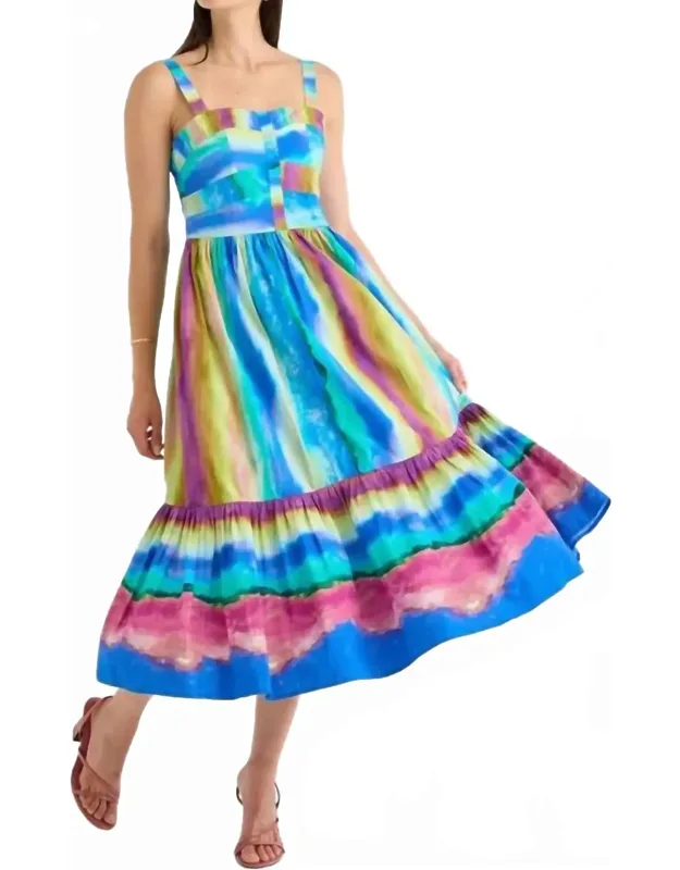 Sunset Stripe Dress