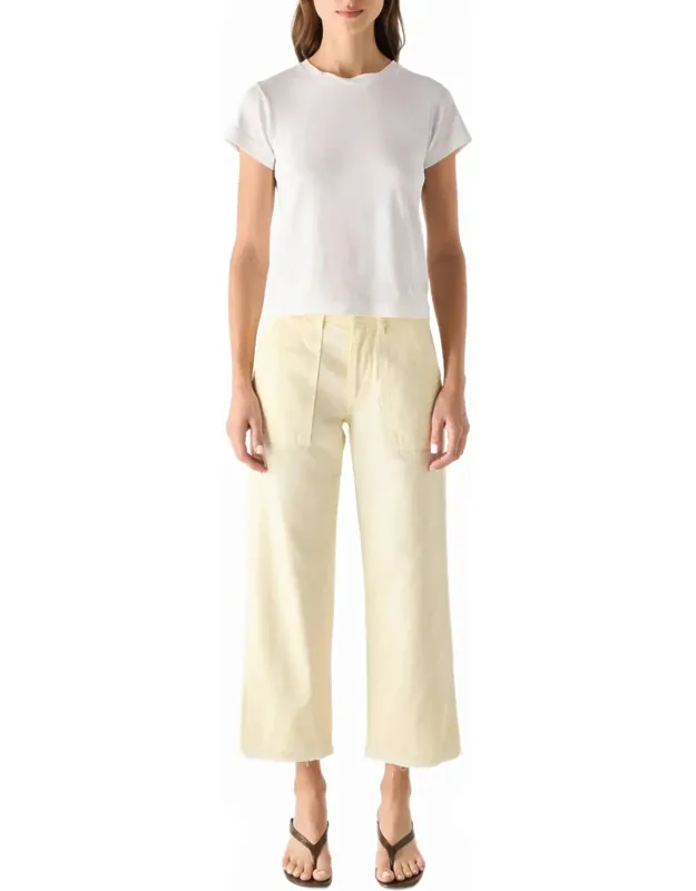 Easy Army Slouch Crop Pants