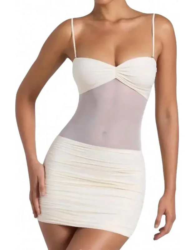Ruched Mini Dress