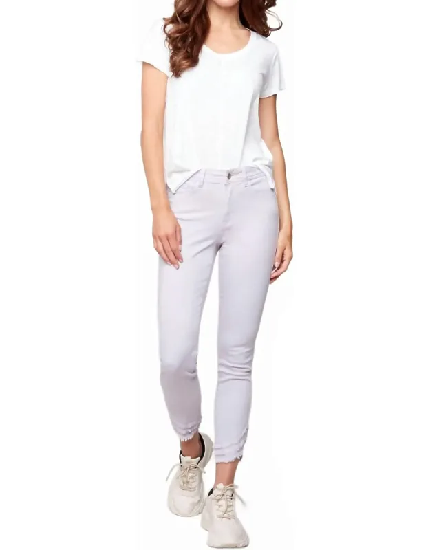 Ripped Hem Jeans