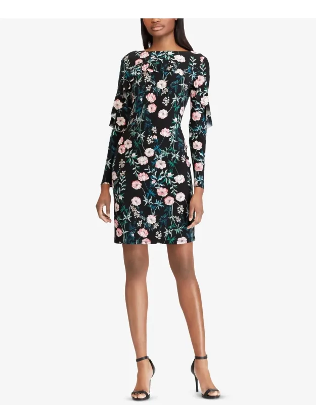 Floral Print Layered Dress