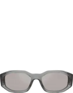 Light Grey Mirrored Silver Geometric Sunglasses Ve4361 311/6g