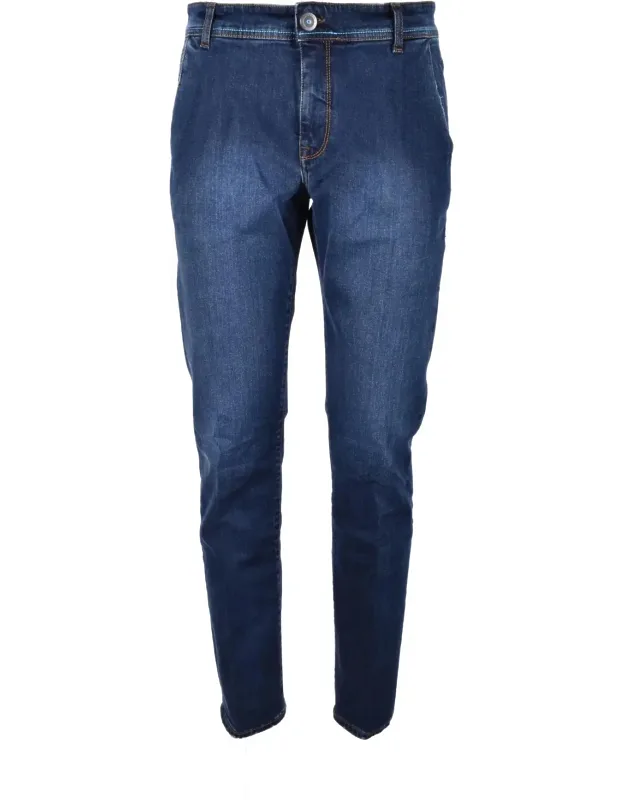 Slim Cotton-blend Jeans