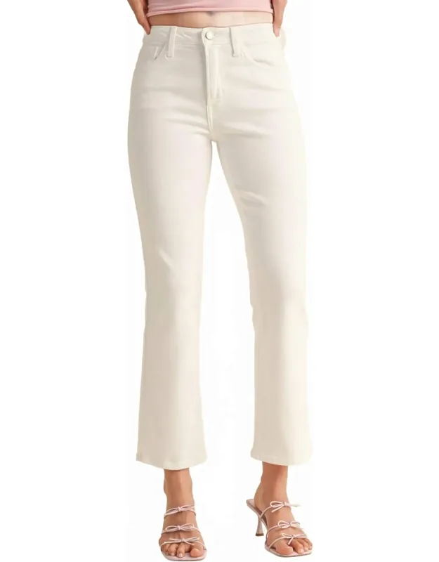 Cropped Bootcut Jeans