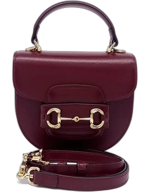 Leather Mini Top Handle Bag