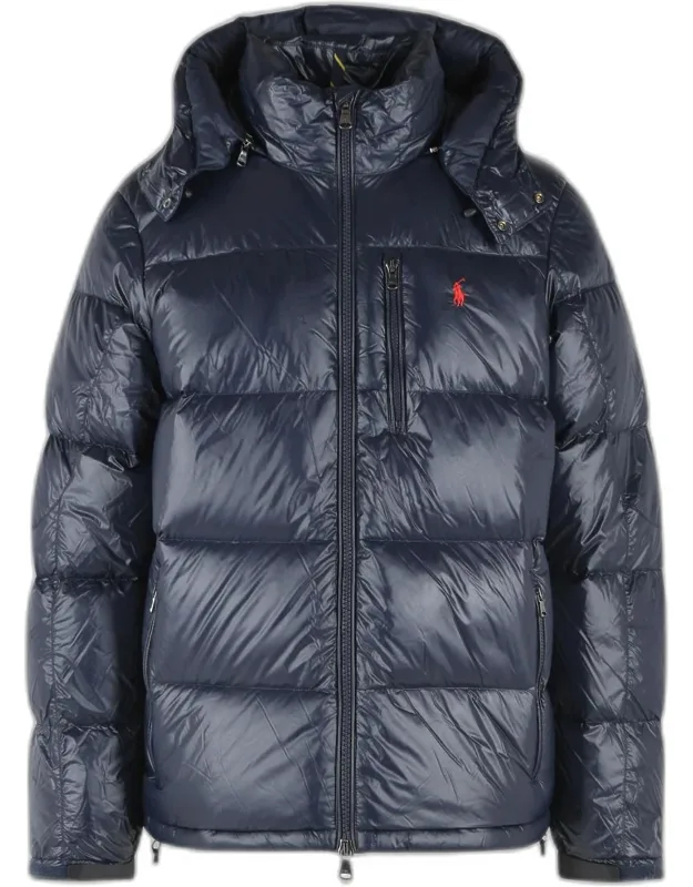 Glossy Nylon Down Jacket