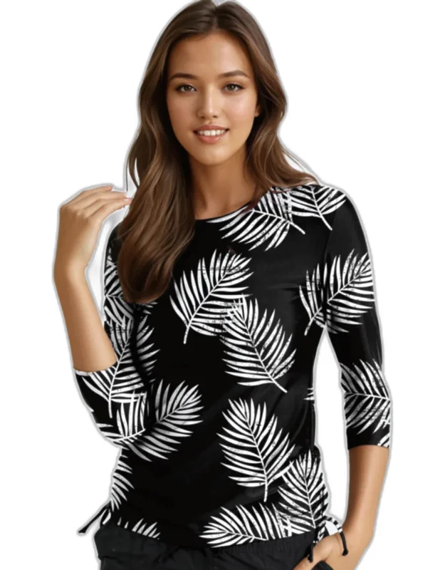 3/4 Sleeve Rash Guard Swim Top