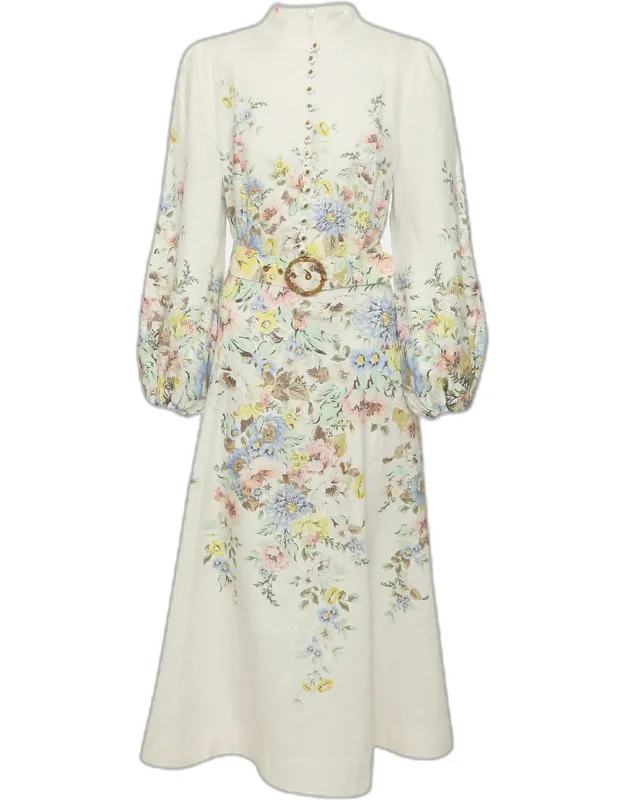 Floral Print Linen Matchmaker Dress