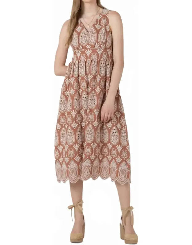 V-neck Sleeveless Dress