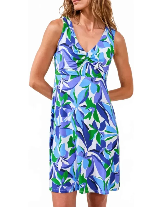 Knit Dress With Front Pleat
