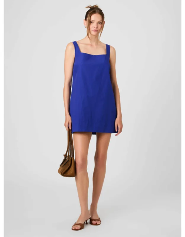 Cotton Shift Mini Dress