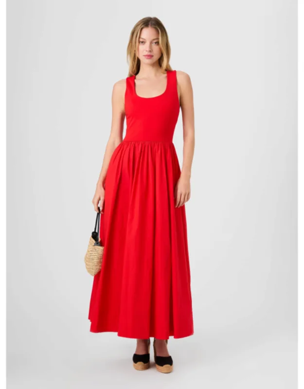 Ponte Combo Maxi Dress