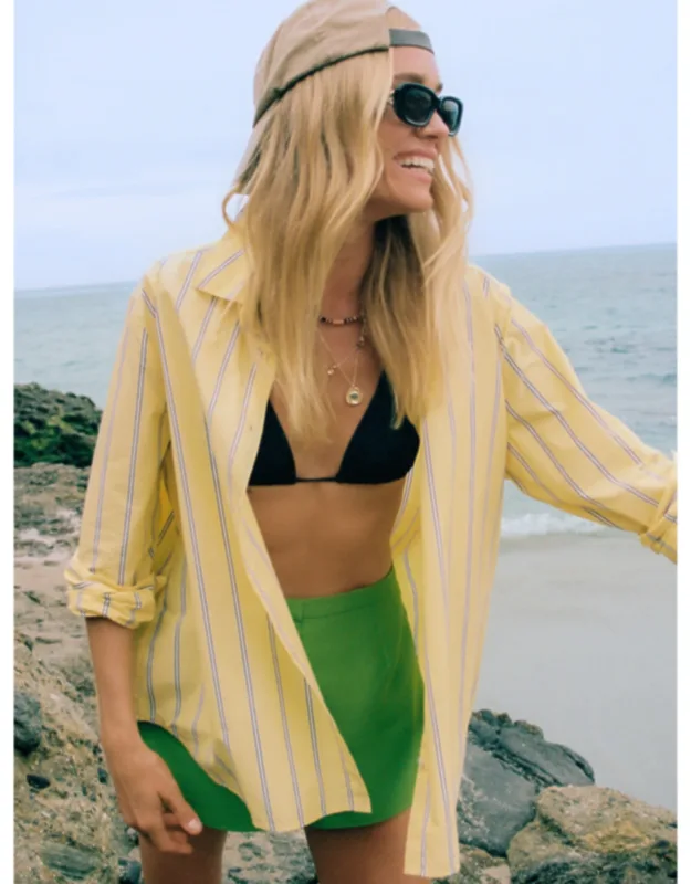 Rhodes Poplin Nico Stripe Shirt