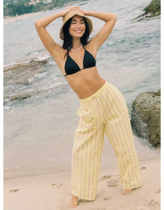 Rhodes Poplin Nico Stripe Drawstring Pants