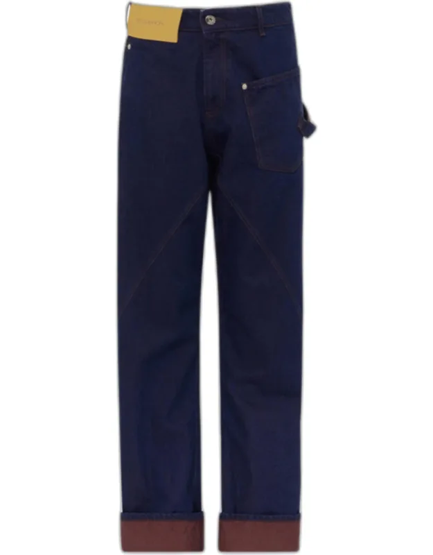Turn Up Twisted Workwear Jeans