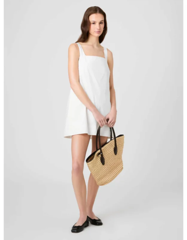 Cotton Shift Mini Dress