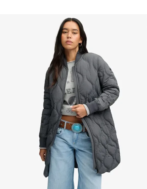 Longline Onion Quilt Liner Jacket