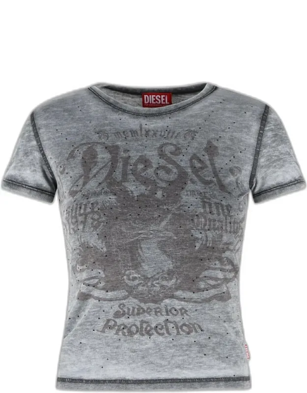 Cotton Blend Jersey T-shirt