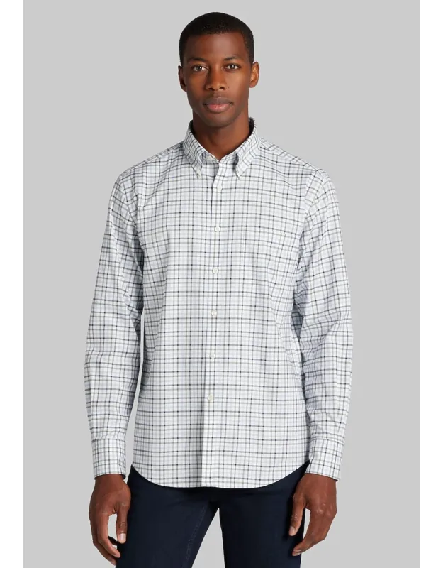 Tailored Fit Tattersall Button Up Shirt