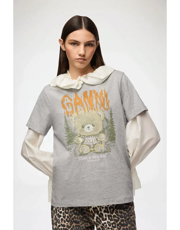 T-shirt With Forest Teddy