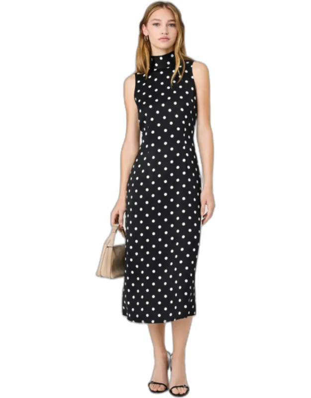 Polka Dot Midi Dress