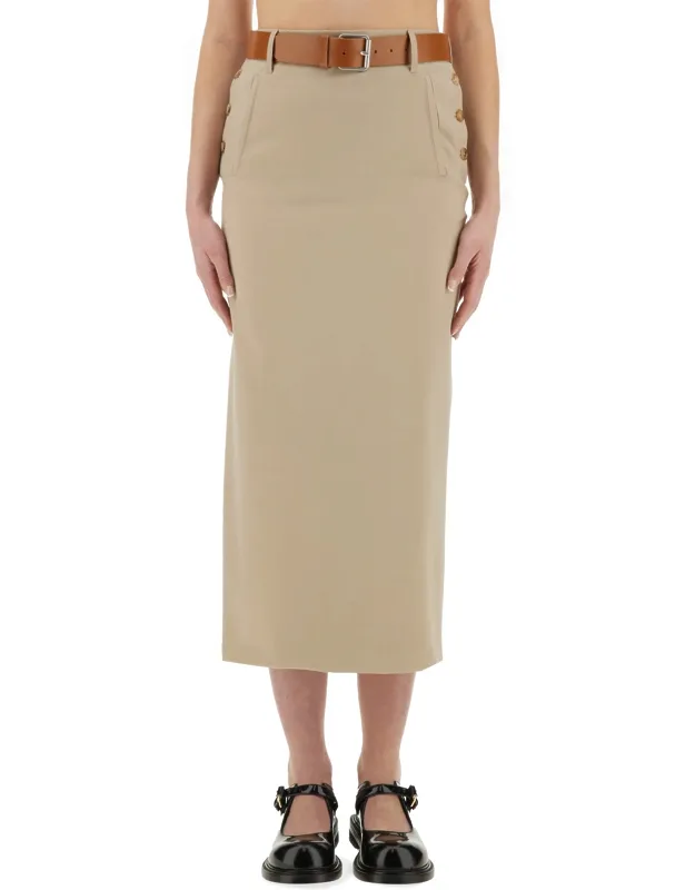 Tailored Twist Skirt