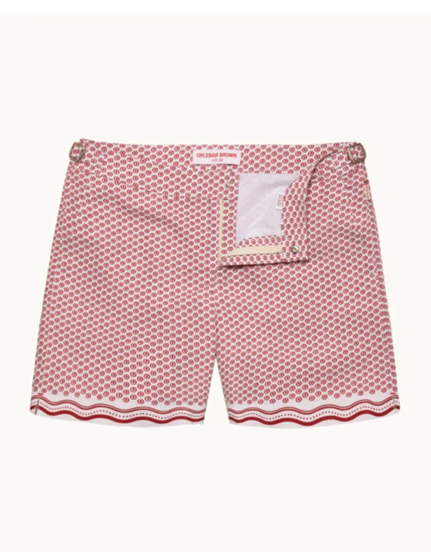 Printed Bulldog Swim Shorts