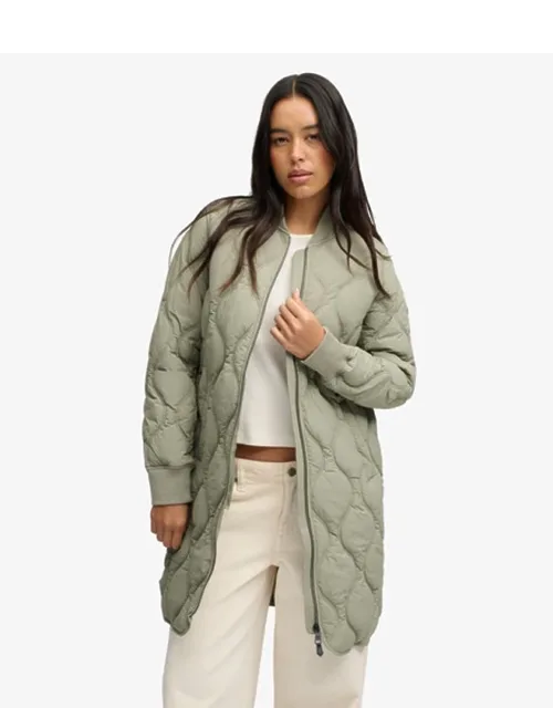 Longline Onion Quilt Liner Jacket