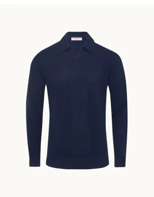 Cashmere Knitted Polo Shirt