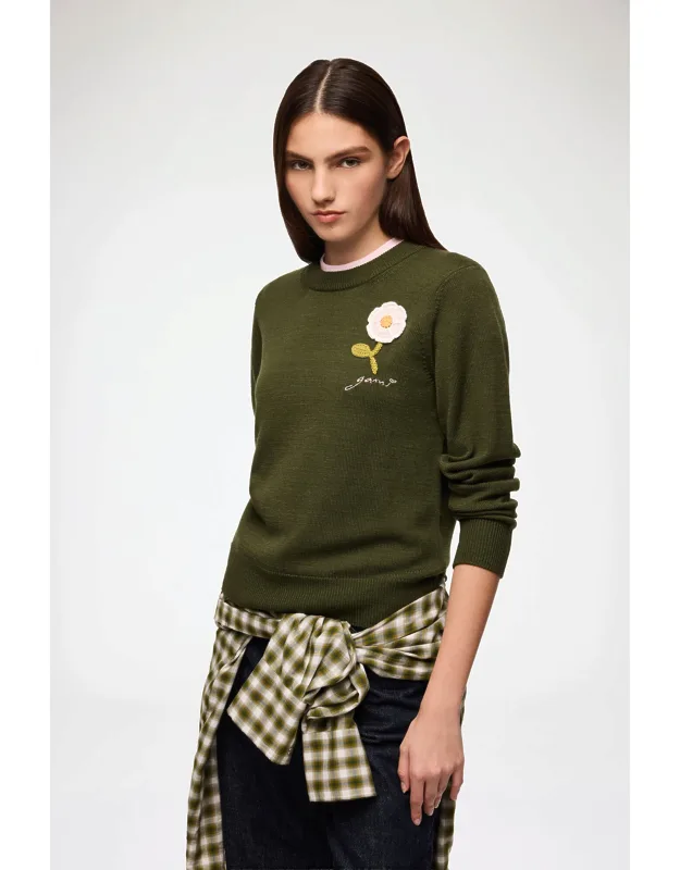 Crochet Flower Jumper