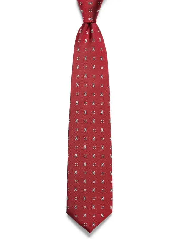 Bunny Neat Silk Tie