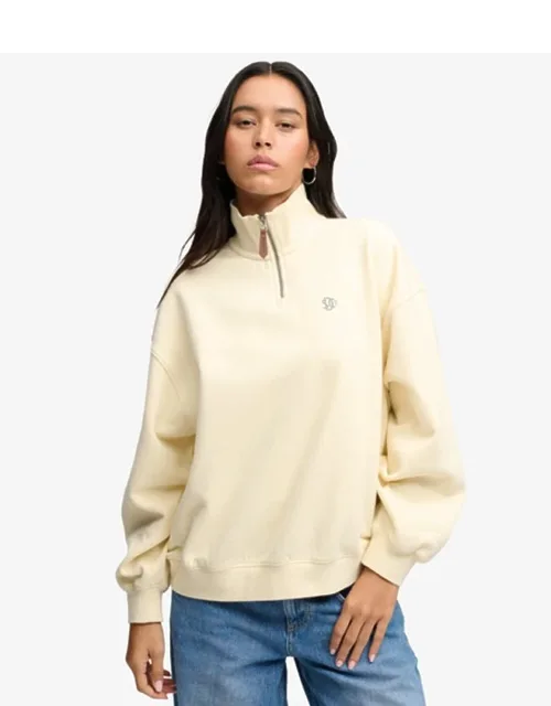 Luxe Casual Half Zip Sweatshirt