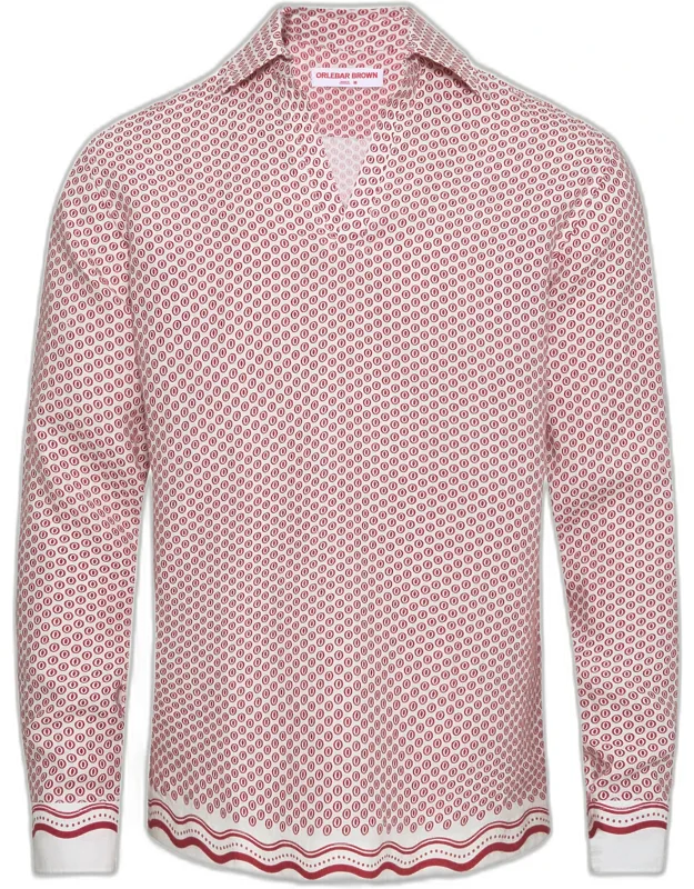 Luxury Printed Linen Shirt