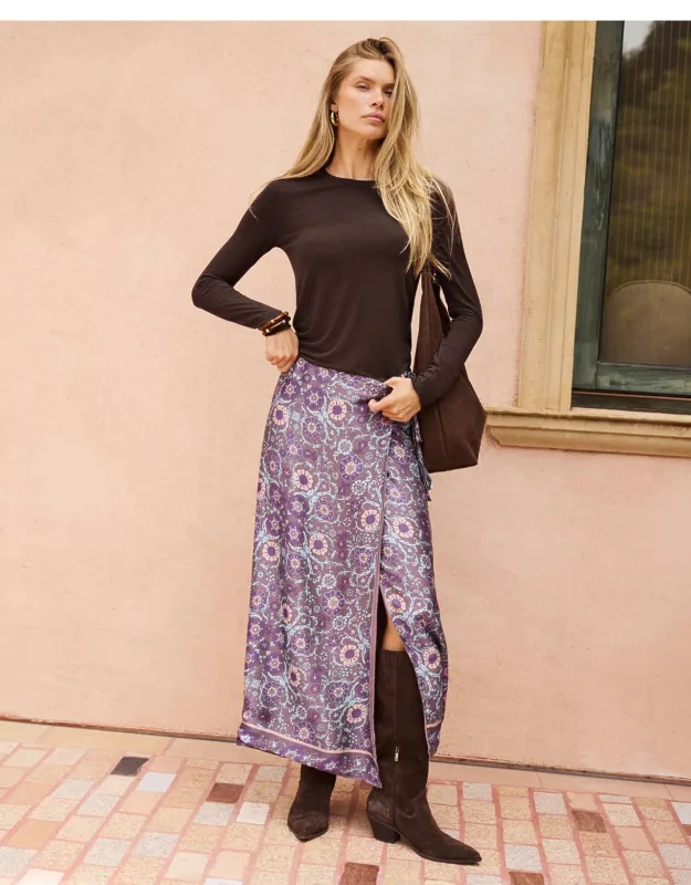 Cyrus Tie Side Skirt