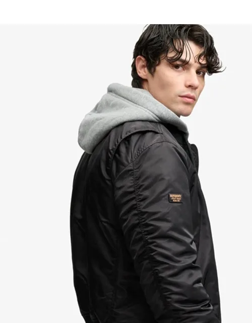 Hooded Ma1 Bomber Jacket