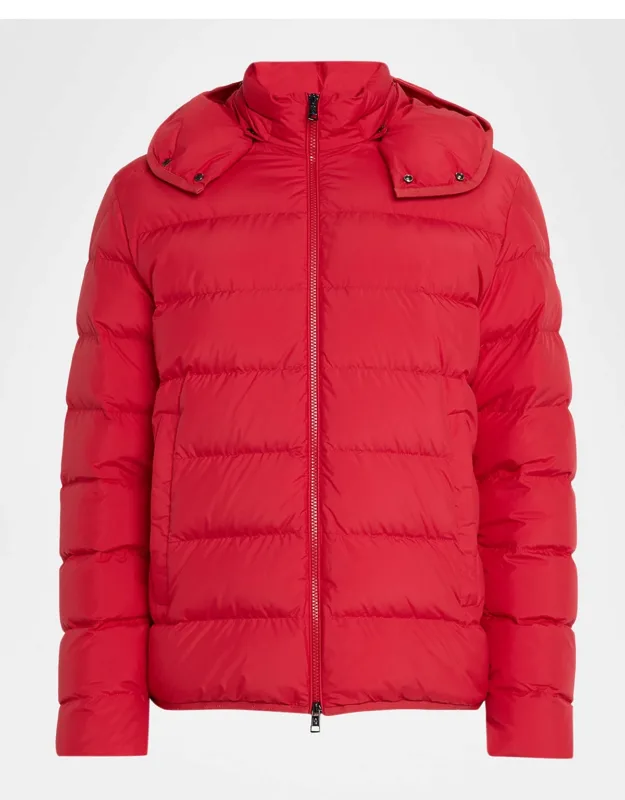 Hooded Short Down Puffer Jacket